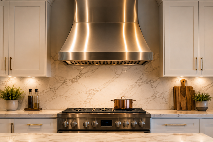 Stainless steel range hood