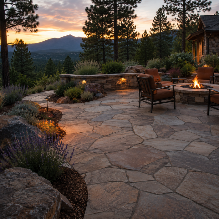 Stone patio