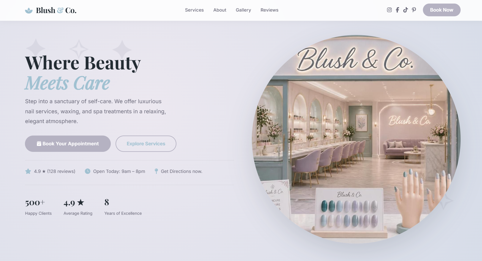 Nail Salon Design Inspiration